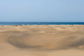 poušť, Příroda, pláž, písek, gran canaria, ostrov, oceán, maspalomas, letní, cestovat, dobrodružství