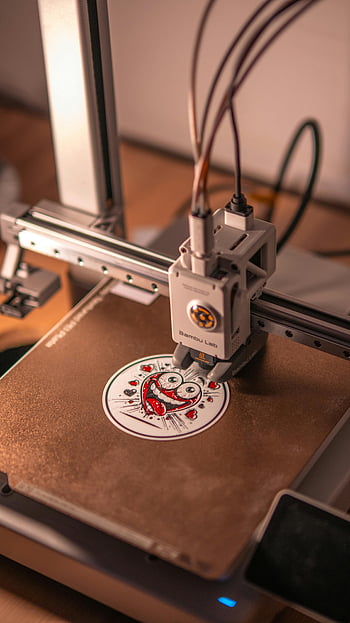 3D tiskárna, srdce design, dílna, Valentýnská kreativita, Bambusová laboratoř, 3D tisk, Nastavení dílny, Kreativní koncepty, tvar srdce, technologie, umění