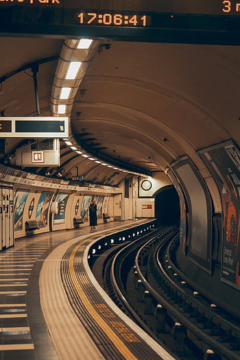metropolitana di Londra, metropolitana, tunnel, Tunnel curvi, brani, stazione, vista atmosferica, stazione della metropolitana, stazione ferroviaria, trasporto pubblico, transito urbano