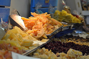 food, fruit, dry, delicious, eat, dessert, tasty, grapes, mango, pineapple, bananas