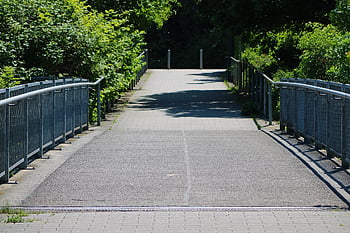 cesta, les, Příroda, web, krajina, fotbalová branka, túra, zábradlí, architektura, přechod, naděje