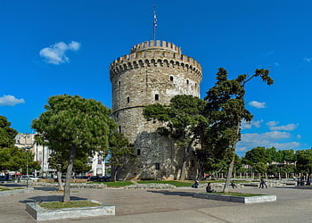 greece, thessaloniki, white Tower, tower, fortification, architecture, landmark, symbol, monument, exterior, history