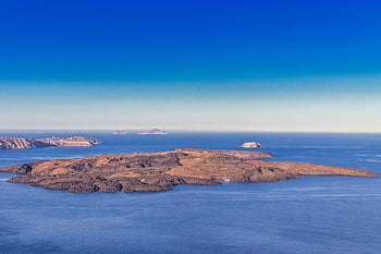 greece, island, santorini, summer, blue, travel, blue Sky, sea, greek, landscape, holiday