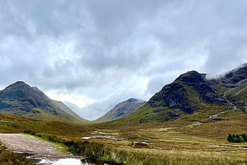 glencoe, scotland, nature, landscape, highlands, mountains, valley, glen, scenic