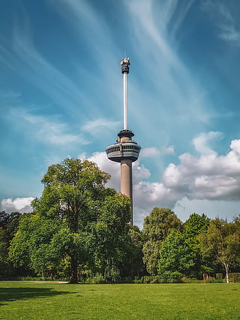 euromast, tourism, travel, tower, observation Tower, observation Deck, rotterdam, building, architecture, sightseeing, netherlands