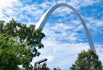 oblouk, symbol, mezník, architektura, brána, st louis, Missouri