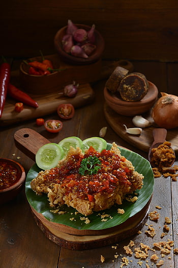 fried Chicken, food, meal, dish, cuisine, lunch, dinner, cucumber, meat, chicken, delicious