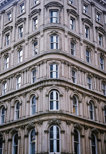 Brown Concrete Building, vintage architecture, Montreal building, classic design, elegant design, vintage building, Montreal architecture, classic architecture, elegant architecture, vintage Montreal, elegant Montreal