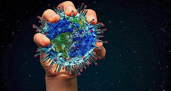 couronne, covid-19, pandémie, épidémie, virus, coronavirus, déclenchement, quarantaine, infection, hygiène, photoshop