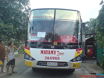 Mayamy Trans, 268988, Magicline Express, Nissan Diesel, ud, Santarosa Filipíny, autobus, Provoz města, Běžné jízdné, PBPA, Asociace fotografů filipínských autobusů