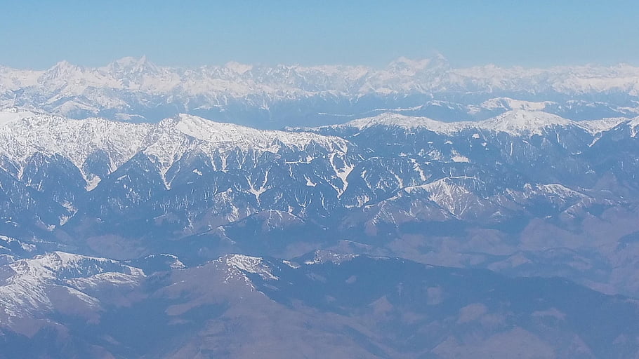 hory, sníh, pohoří, Mount Everest, Himaláje