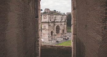 Ancient Arch, Rome, Arch of Constantine, historic Roman monument, Italy, Roman architecture, ancient history, Roman ruins, historical site, travel destination, European landmarks