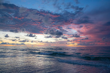 Alba, spiaggia, mare, oceano, cielo, natura, paesaggio, natura blu, cielo blu, spiaggia blu, paesaggio blu