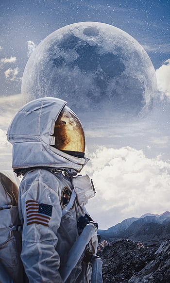 astronaut, spacesuit, moon, cosmonaut, cosmos, universe, astronomy, space, outer Space