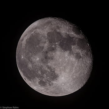 moon, waning gibbous, 2014, t3i, 150 600mm, illuminated, 17 days old, 231040 miles away, night sky, celestial, astronomy