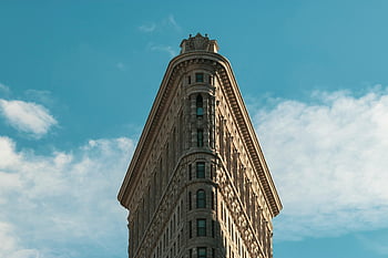 železná budova, New York City, unikátní architekturu, jasná obloha, budova železnice, historické památky, městské panorama, kultovní struktura, Architektonický zázrak, panoráma města, Manhattan