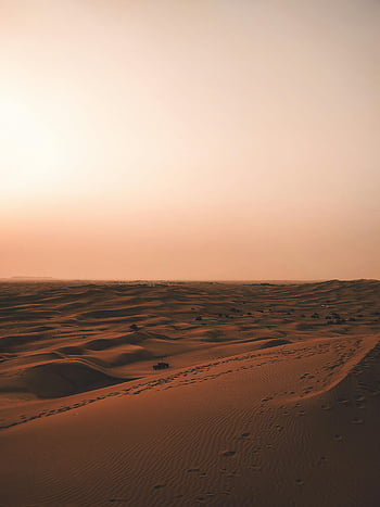 poušť, Dubaj, Spojené arabské emiráty, Zvlněné duny, klidný pohled, soumrak, písečné duny, západ slunce, krajina, střední východ, Přírodní krásy