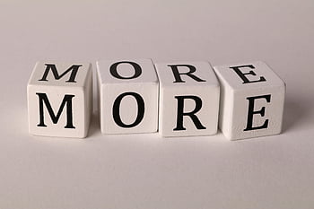 letters on dice, close-up view, four dice, letters spelling MORE, white background, dice with letters, MORE word, dice letters, white dice, letter dice, MORE dice