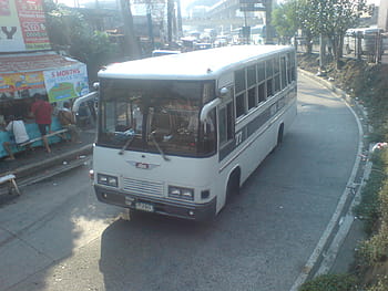 New Era-universiteit, schoolbus, Pilipinas Hino, minibus, Die Hards, bus, Balintawak, Filippijnen, PBPA, Philippine Bus Photographers Association
