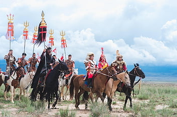 warrior, horse, war, genghis Khan, mongolia