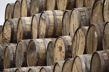 Fässer, Whiskey, Büttner, büttnerei, Holz, Stapel, Warenhaus, Schottland, Fass, Cooper, MwSt