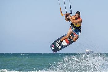 man, board, ocean, kite Surfing, water Sports, kite, kite Boarding, water, surf, sea, kite Surfer