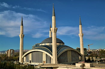 cami, minare, kubbe, mimari, İslâm, din, bina, Kent, Türkiye, ankara, görünüm