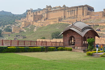 fort, travel, tourism, amer, rajasthan, jaipur, historical, building, architecture, india