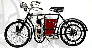 Laurin Klement, Tipo BZN, 1905, monocylinder engine, 353 cc, 2 kW, 4 speeds, 50 km/h, Vienna Museum, vintage motorcycle