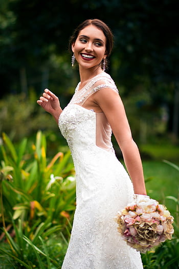 spring, bride, flower Wallpaper, wedding, lovely, love, romantic, nature, celebration, beautiful Flowers, romance