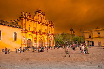 church, san Cristobal De Las Casas, chiapas, mexico, culture, architecture, colour, monument, darling