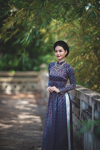 nő, ao dai, modell, ázsiai, fiatal nő, divat, hagyományos, ruha, stílus, elegáns nő, elegáns