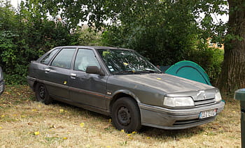 renault, 21, 1990, αυτοκίνητο, chalon sur saone, 2.1 TD, 88 HP, φορείο, σταθμευμένο, σε εξωτερικό χώρο, σκηνή