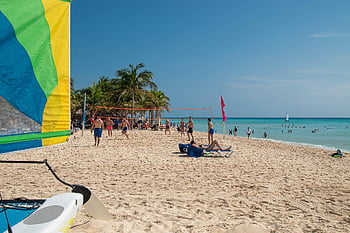boat, catamaran, water, sea, caribbean, blue, nature, crystalline, beach