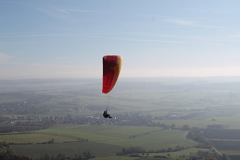 fallskjermhopping, fallskjerm, flying, paragliding, natur, sport, fritid, eventyr, Fritidsaktivitet, paraglider, himmel