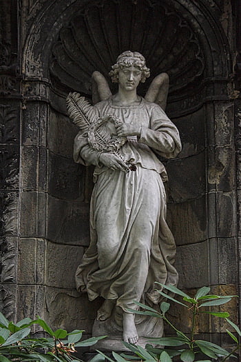 Matthäus-Kirchhof, mezarlık, Berlin, keder, mezar taşı, anıt, cenaze, anmak, bellek, eski, melek