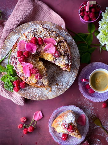 strawberry, cake, happy Birthday, bakery, pastry, sweets, snack, food, custom, top View, flat Lay