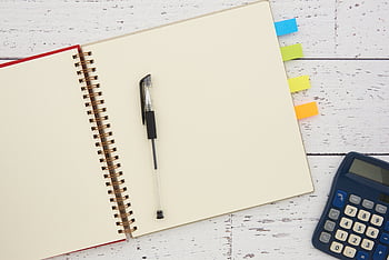 Finanzen, flach liegen, Hintergrund, Schreibtisch, Arbeitsplatz, Taschenrechner, Budget, Zuhause, Papier-, Stift, Büro