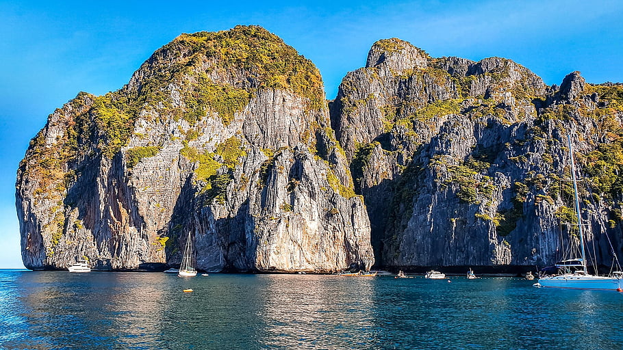 остров, море, пътуване, Тайланд, плаж, природа, вода, рай, тропически, лято, пейзаж