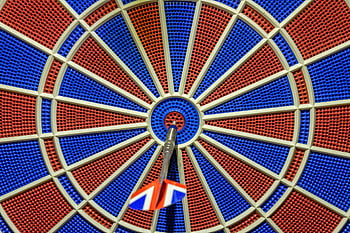 Pfeil, Tor, Spiel, Dartscheibe, England, Großbritannien, Direkter Treffer