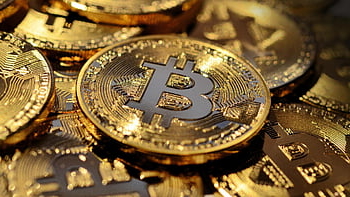 Bitcoin, krypto, finansiere, mønter, penge, betalingsmiddel, cryptocurrency, blockchain, investering, tæt på, minedrift