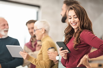 affaires, travail, femme, téléphone, téléphone intelligent, la personne, entreprise, femelle, mobile, emploi, directeur