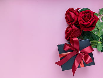 gift, desktop Backgrounds, windows Wallpaper, Wallpaper, full Hd Wallpaper, free Background, roses, laptop Wallpaper, background, flat Lay, valentine