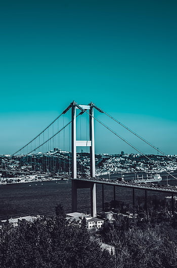 γέφυρα, φύση, τοπίο, μετάβαση, καλοκαίρι