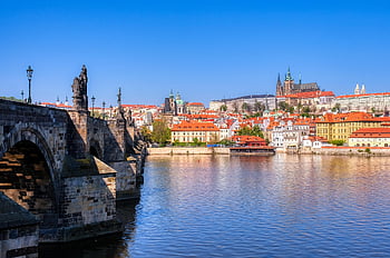praga, Europa, Repubblica Ceca, ponte di Carlo, fiume, architettura, succo di mela, storicamente, città, panorama