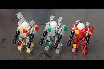 lego, mecha, Mobilní rám nula, mikroskopická, moc, pistole, robot, hračka, vlastní sestavení, Sorenův Chub, Kánon 100 mm