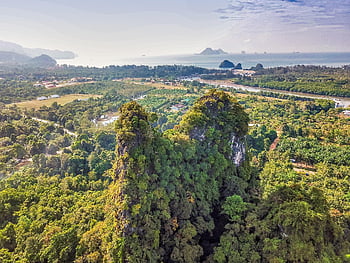 thailand, krabi, summer, nature, sky, landscape, tropical, island, travel, water, sea
