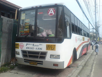 Pascual Liner Inc., Novaliches, kroeg, Quirino Highway, Stadsoperatie, Gewone tarief, Pilipinas Hino, Hino RF, bus, Filippijnen, PBPA