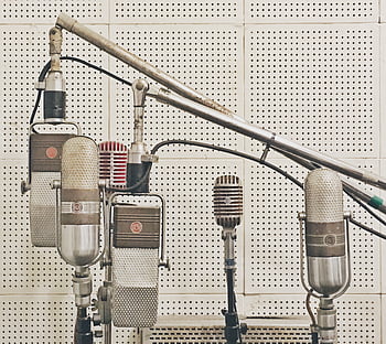mikrofony, studio, záznam, Pozadí, hudba, zařízení, objekty, technologie, Zvuk, přenos, tvořivý