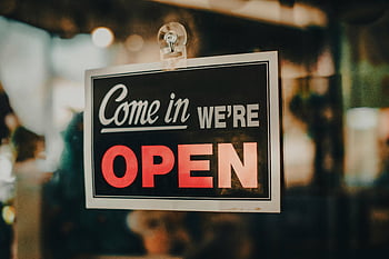 open sign, store, inviting, customers, retail environment, charming, shop, welcoming, display, business, entrance